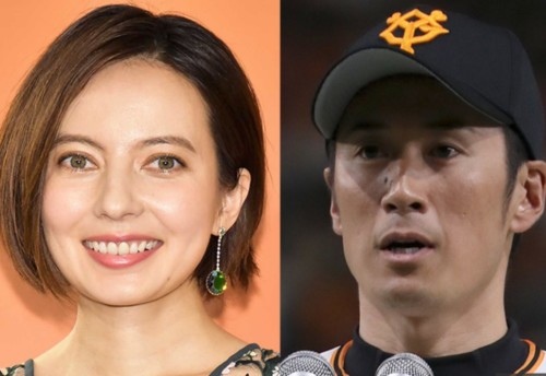 ベッキーと片岡治大コーチの画像