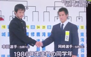 本田圭佑と岡崎慎司の画像