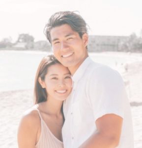 玉城大志と福山智可子の画像