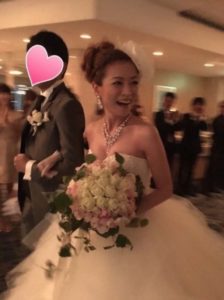 吉澤ひとみ結婚式の画像